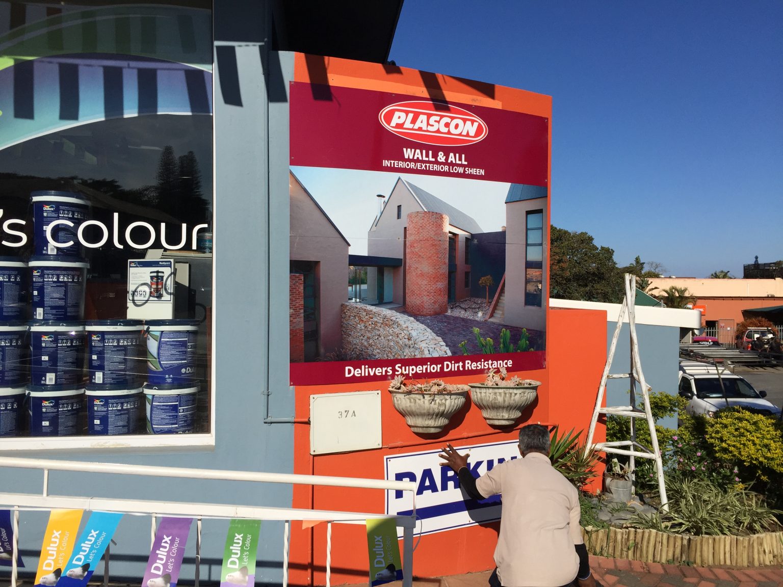 Branded signboard for corporate client